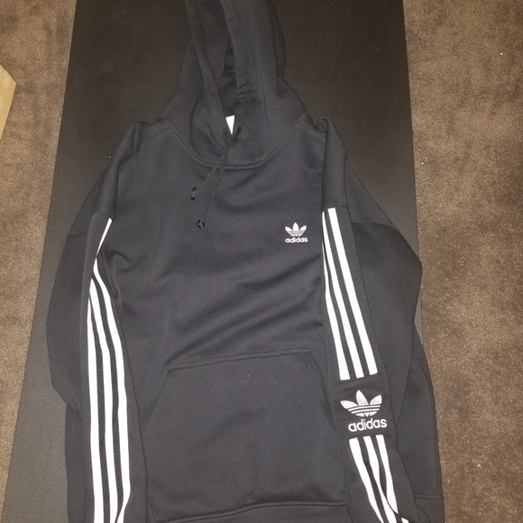 Adidas black hoodie size small - Picture 2 of 5